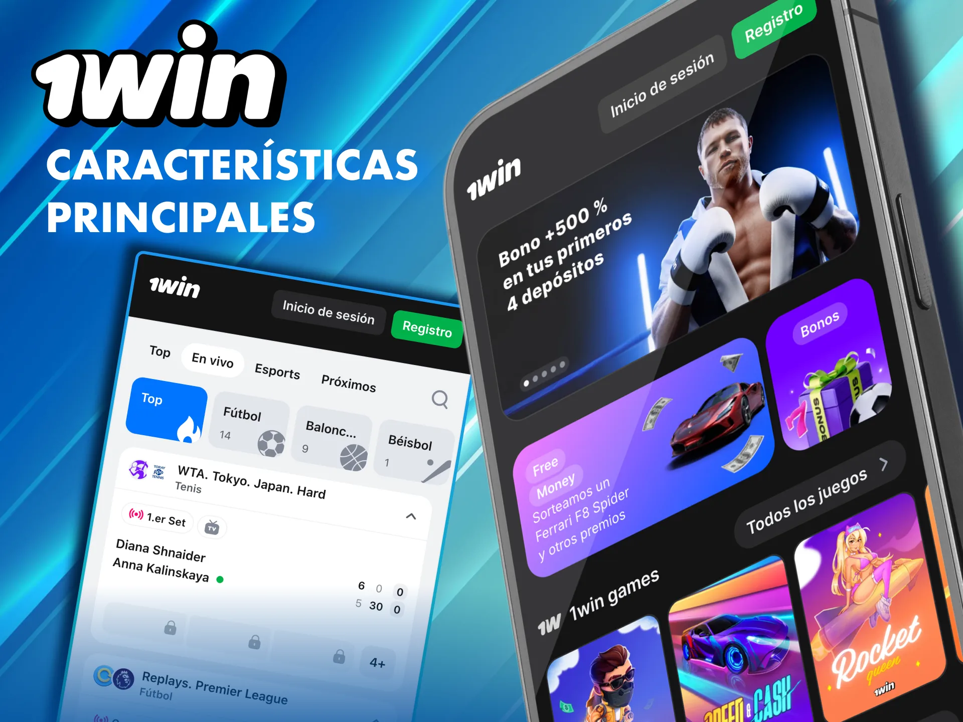 Interfaz intuitiva de 1Win y soporte en espa&ntilde;ol para usuarios nuevos.