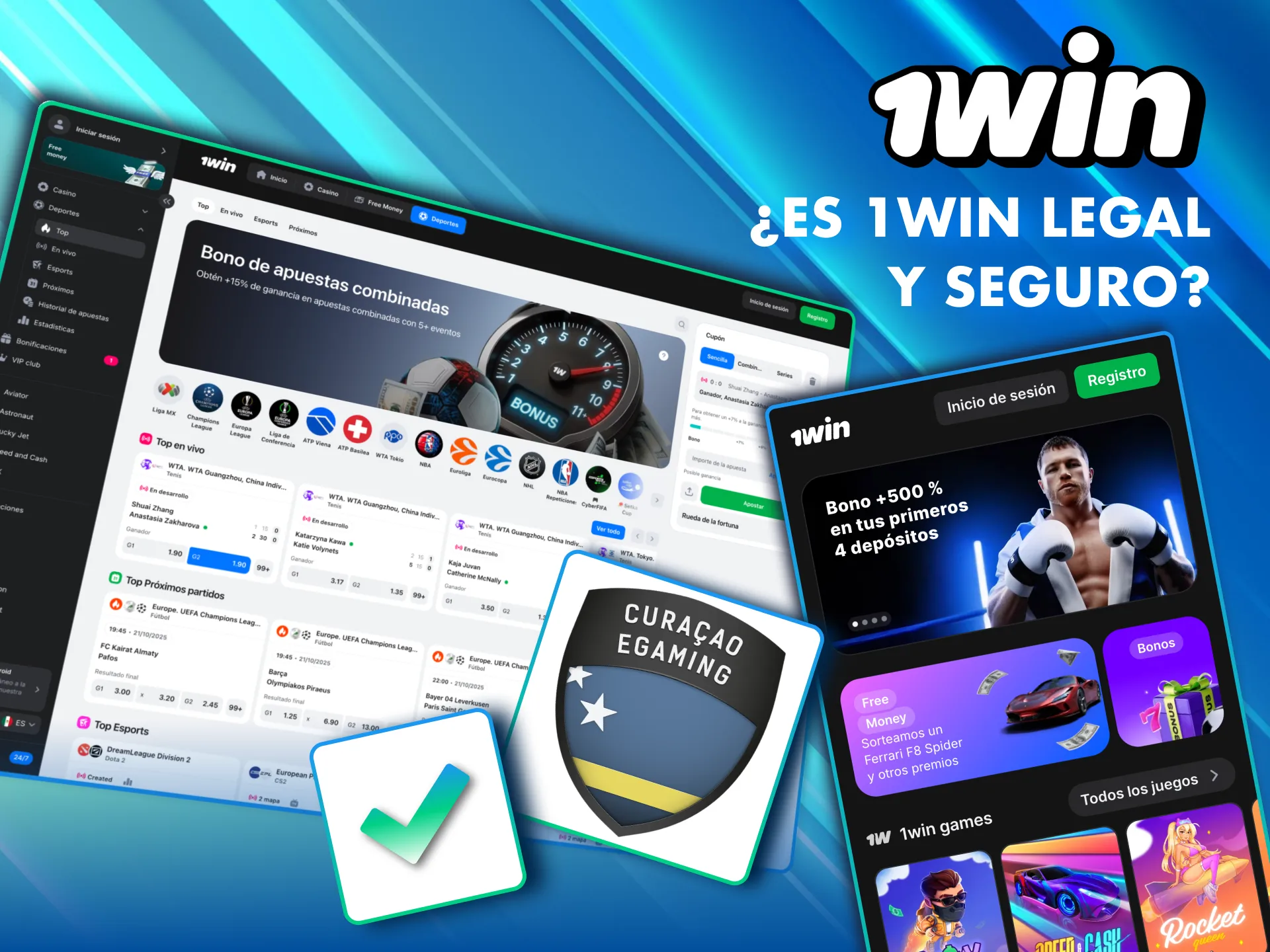 1Win México opera con licencia oficial y pagos seguros.