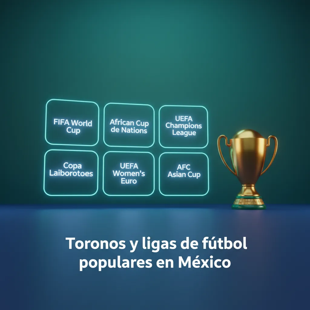 Infograf&iacute;a de torneos y ligas de f&uacute;tbol en M&eacute;xico: Liga MX, Mundial, Champions y mercados de apuestas.