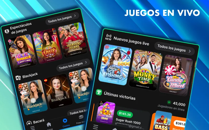 Juegos en vivo en 1Win México con crupieres reales y mesas directas.