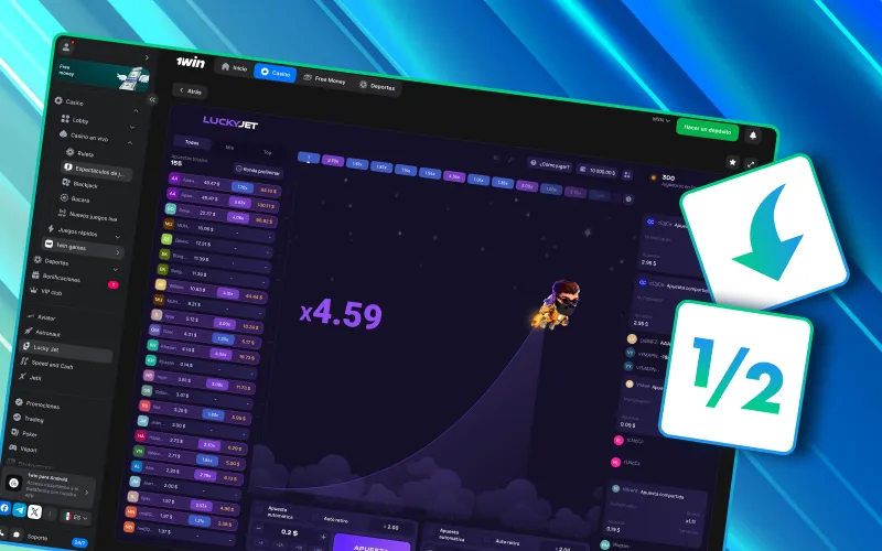 Juega Lucky Jet en 1Win México con enfoque estratégico y protección del bankroll.